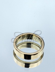 gouden ring zelf gemaakt in workshop