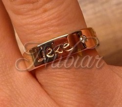 gouden ring met diamant workshop