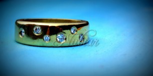 ring van goud met diamanten laten maken