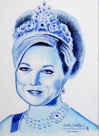 Prinses maxima schilderij