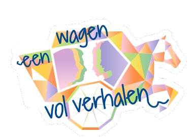 een wagen vol verhalen logo