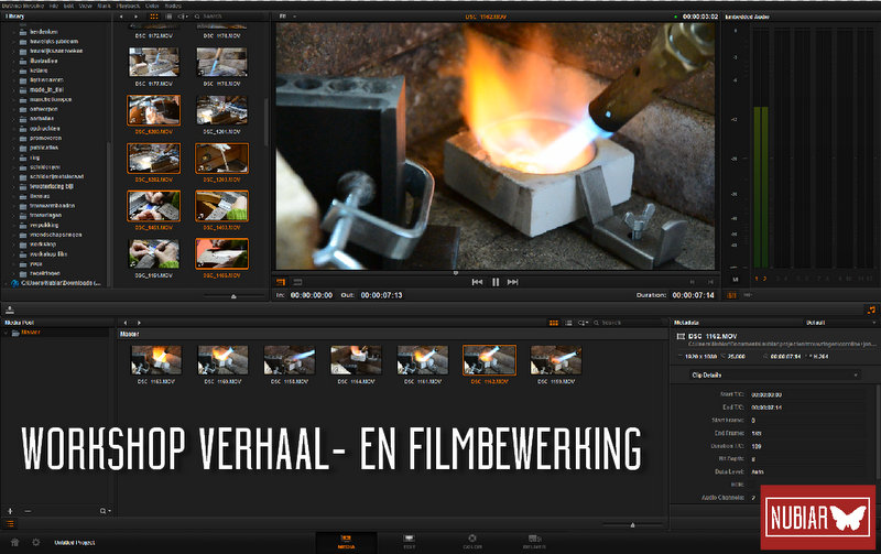 workshop verhaal en filmbewerking