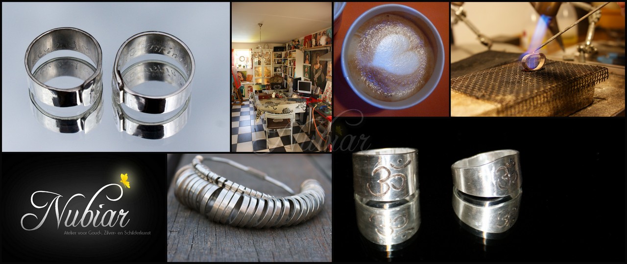 zilveren ring maken Tiel Atelier Nubiar